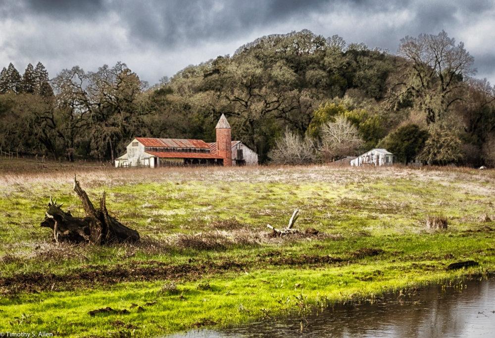 A View from Bennett Valley Road, Sonoma County, California, U.S.A. January 23, 2016